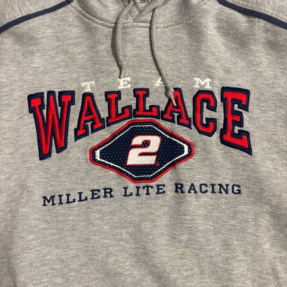 Rusty Wallace Vintage Chase Team Wallace Miller Lite Racing Hoodie Mens XL Lot 2 - Picture 2 of 14